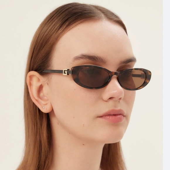 Gucci Tortoiseshell Oval sunglasses 🔥 - Picture 1 of 4